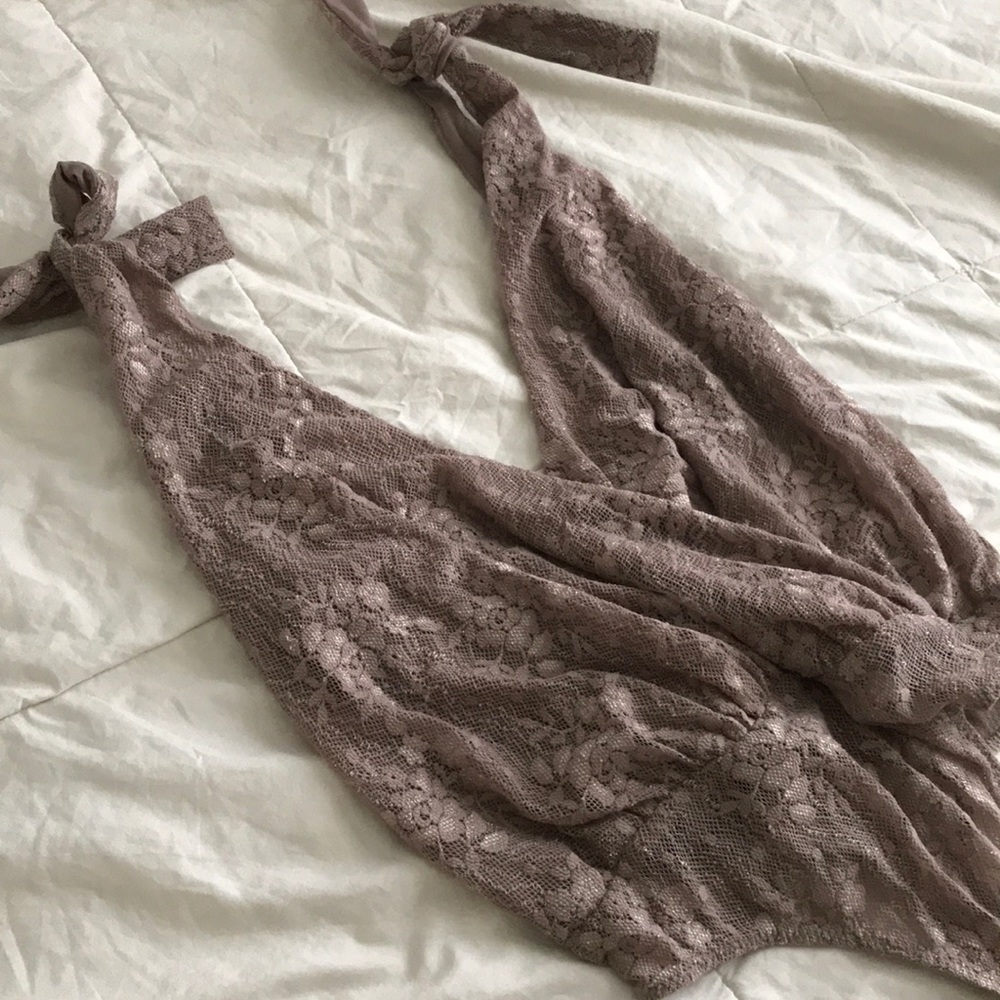 NWOT Free People Lace Bodysuit